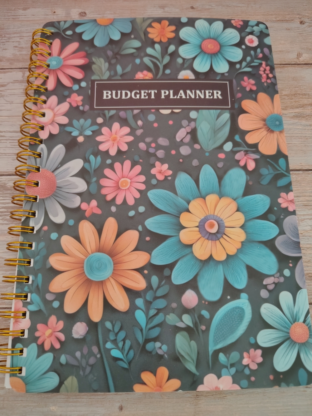 NEW Floral Budget Planner Notebook Expense Tracker